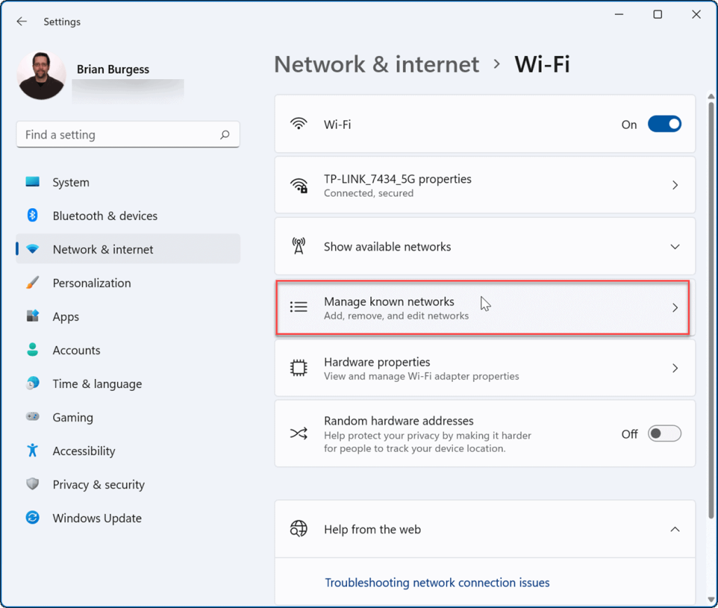 Cum să uiți o rețea Wi-Fi pe Windows 11