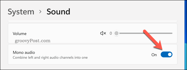 Jak włączyć lub wyłączyć dźwięk mono w systemie Windows 11?