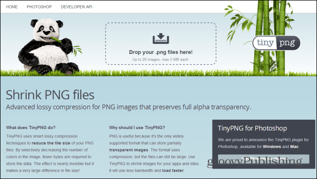 Machen Sie PNG-Dateien kleiner, ohne die Bildqualität zu beeinträchtigen