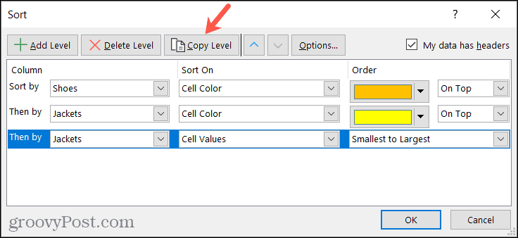 Cách sử dụng Tính năng sắp xếp tùy chỉnh trong Microsoft Excel