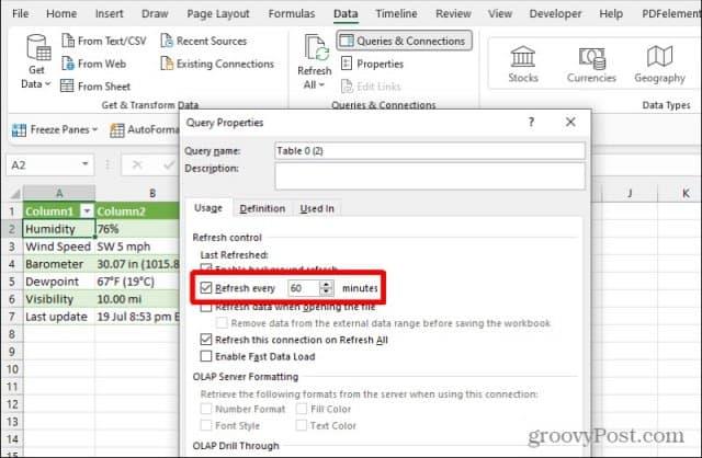 So funktioniert Web Scraping in Excel: Importieren Sie Daten aus dem Web