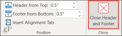 Microsoft Word でカスタム ヘッダーとフッターを挿入する方法