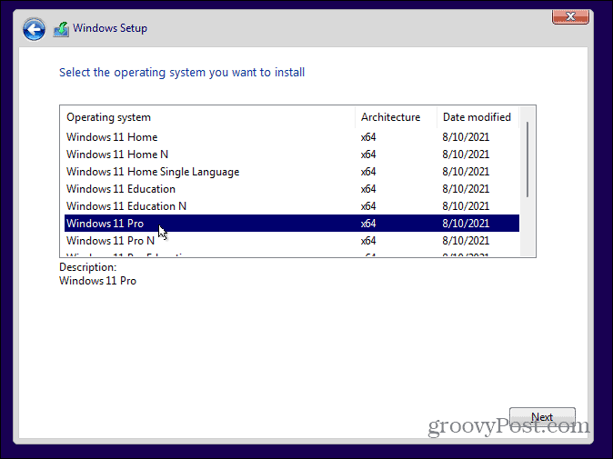 Windows 11 새로 설치를 수행하는 방법