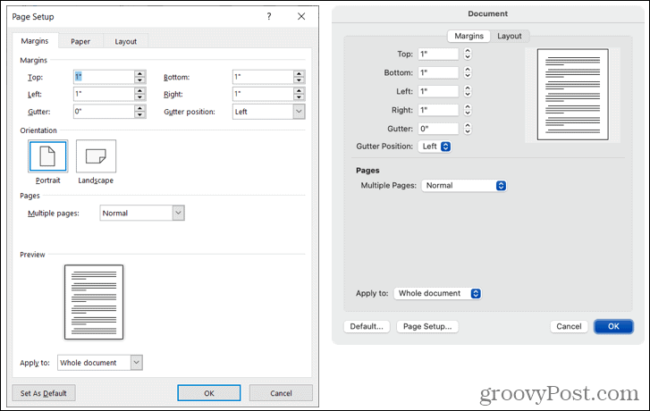 Cách thay đổi lề trong Microsoft Word