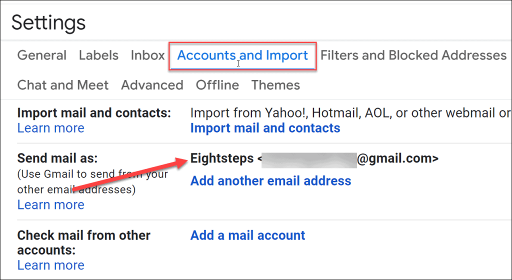 Como alterar o nome no Gmail