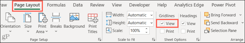 Cum să ascundeți, să afișați și să imprimați linii de grilă în Microsoft Excel