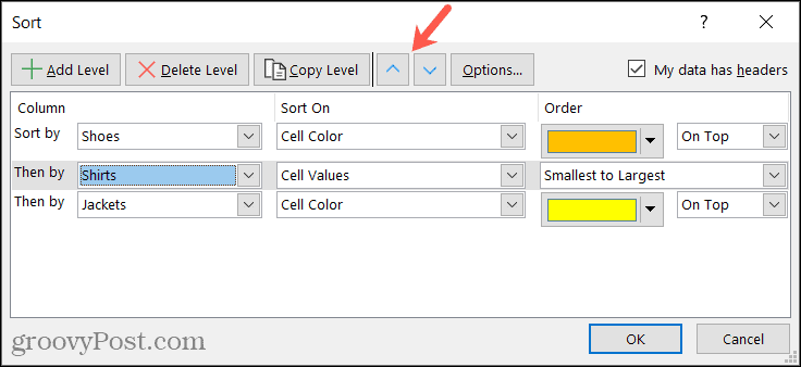 De functie Aangepast sorteren gebruiken in Microsoft Excel