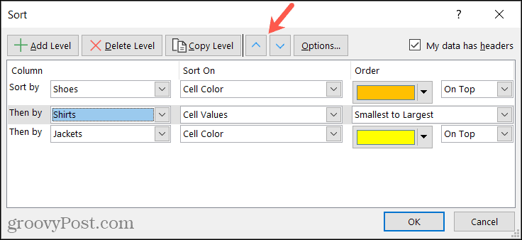 Cách sử dụng Tính năng sắp xếp tùy chỉnh trong Microsoft Excel