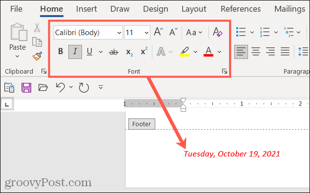 So fügen Sie benutzerdefinierte Kopf- und Fußzeilen in Microsoft Word ein