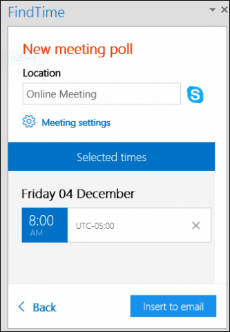 De nieuwe FindTime-invoegtoepassing van Microsoft voor Outlook gebruiken