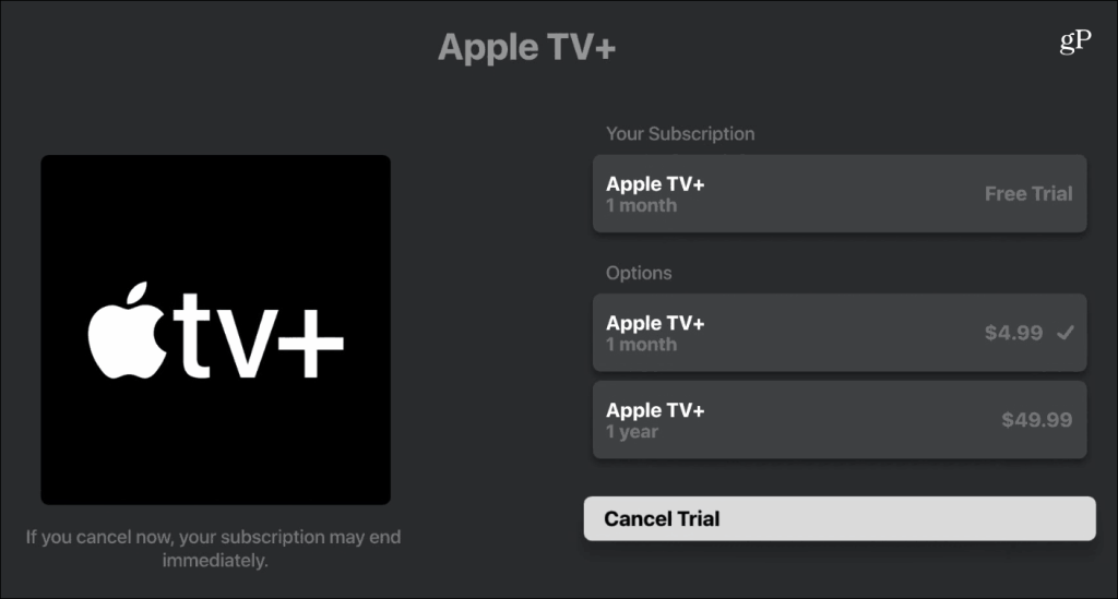 如何取消您的 Apple TV+ 訂閱