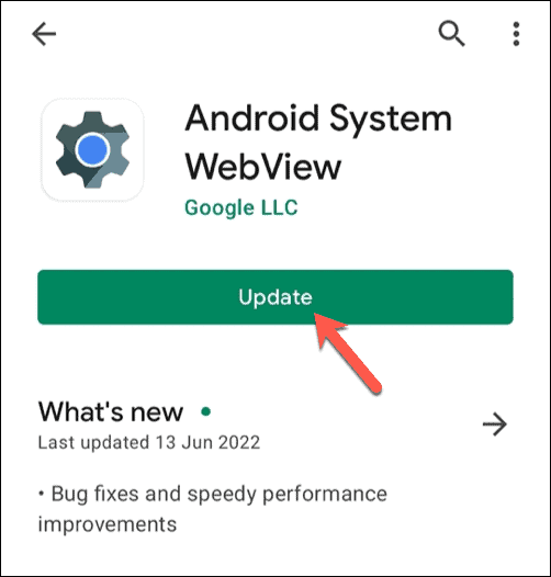 ¿Qué es WebView del sistema Android?