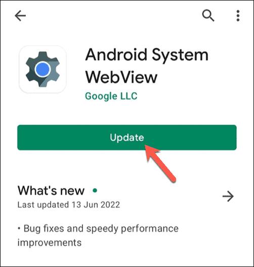 WebView hệ thống Android là gì?