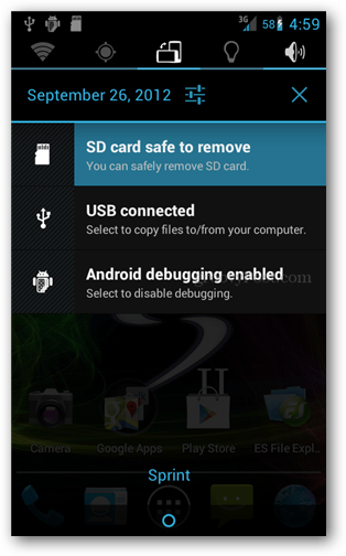 Как размонтировать SD-карту Android перед ее извлечением