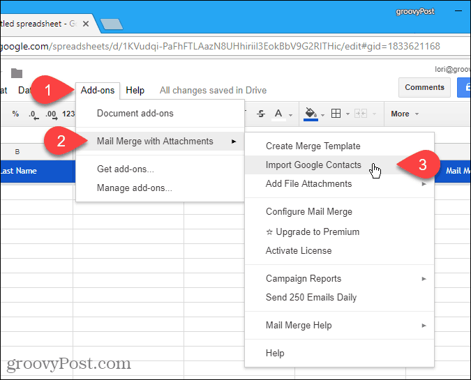 Cara Membuat E-mel Massa Diperibadikan Menggunakan Gabungan Mel untuk Gmail