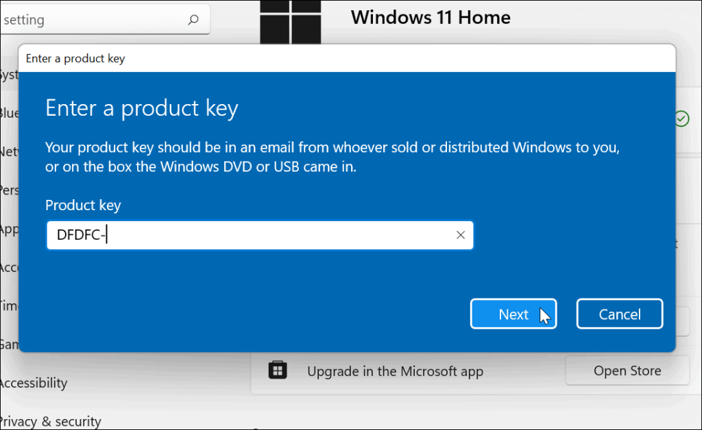 Como atualizar do Windows 11 Home para Pro