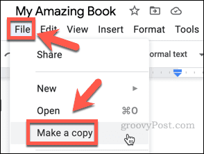 Как сделать книгу в Google Docs