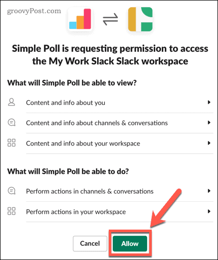 Cum se creează un sondaj în Slack