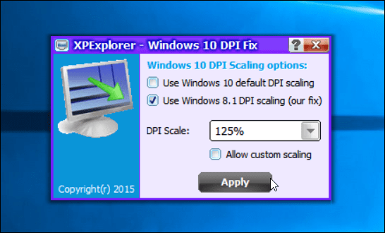 Fix Fuzzy Windows 10-tekst op schermen met hoge resolutie