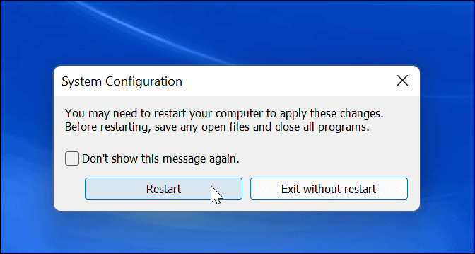 Jak wyczyścić rozruch systemu Windows 11