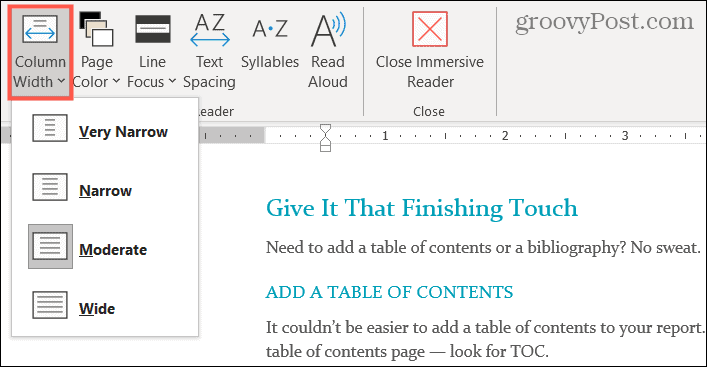 So aktivieren und passen Sie den immersiven Reader in Microsoft Word an