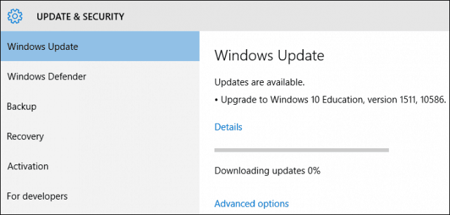 Cum se instalează actualizarea din noiembrie numai pe Windows 10 Enterprise Edition (LTSC).