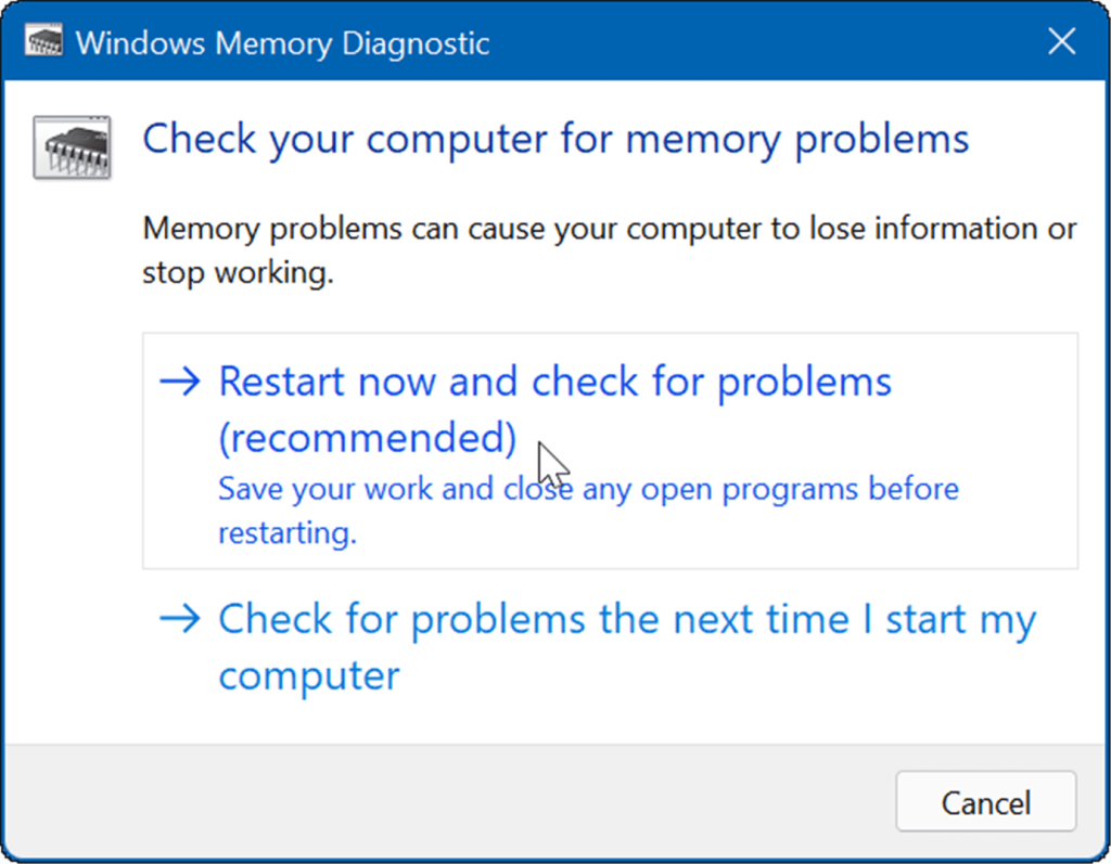 Windows 11 停止代碼內存管理：7 個修復