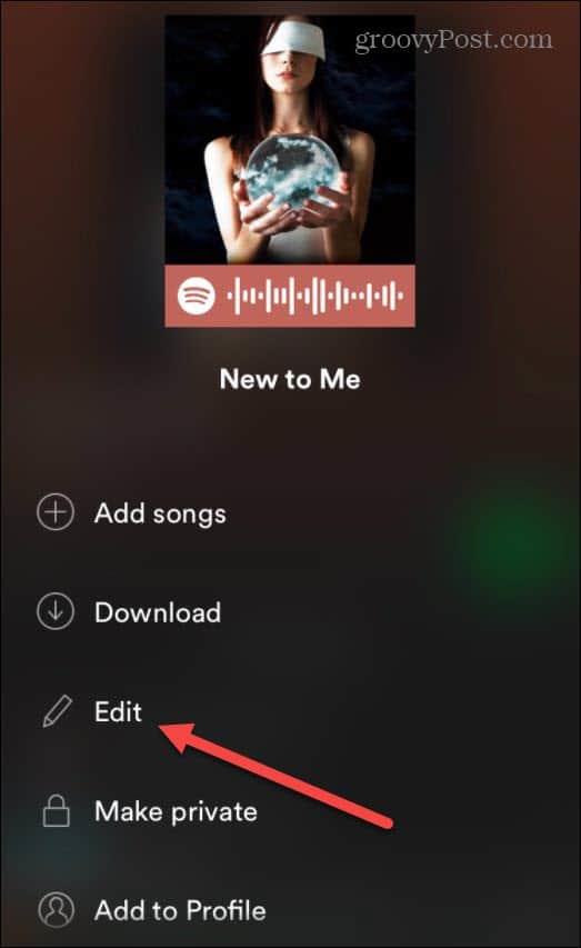 Cách thay đổi hình ảnh danh sách phát Spotify