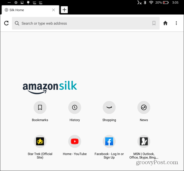 Kindle Fire: cerrar todas las pestañas abiertas del navegador Silk