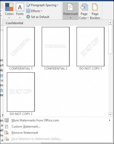 Microsoft Word에서 문서에 워터마크를 추가하는 방법