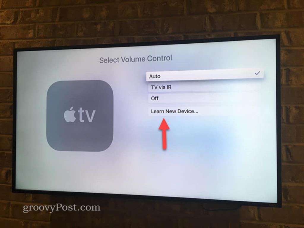 Apple TV Uzaktan Kumandanızla TV Sesini ve Gücünü Kontrol Etme