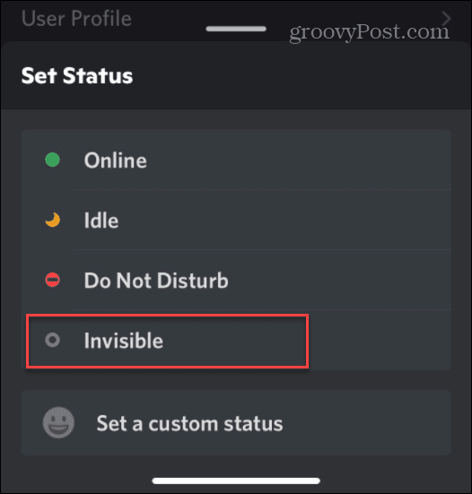 Cum să apară offline pe Discord