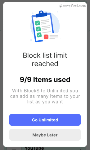Hoe een website op Android te blokkeren