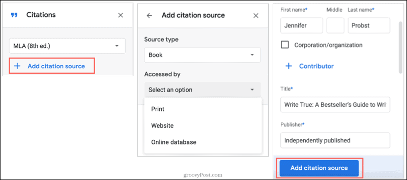 Cum să citați surse și să includeți o bibliografie în Google Docs