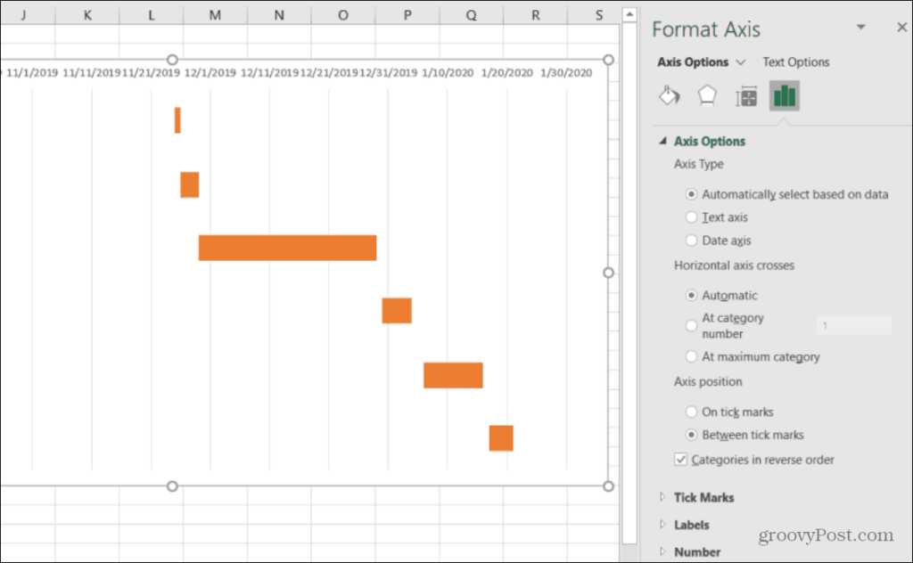 Cum se creează o diagramă Gantt în Excel