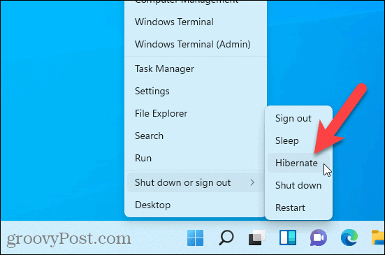 Windows 11에서 최대 절전 모드를 활성화 또는 비활성화하는 방법