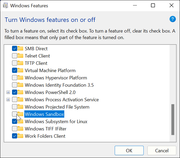 Windows 11에서 Windows 샌드박스를 설정하는 방법