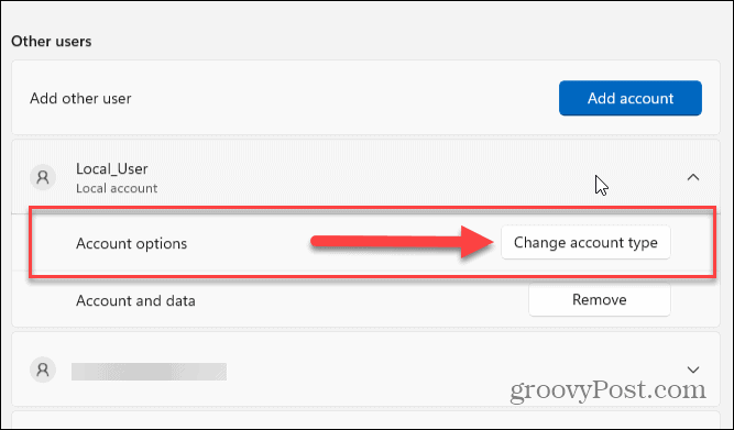 วิธีเพิ่มบัญชีผู้ใช้ภายในเครื่องบน Windows 11