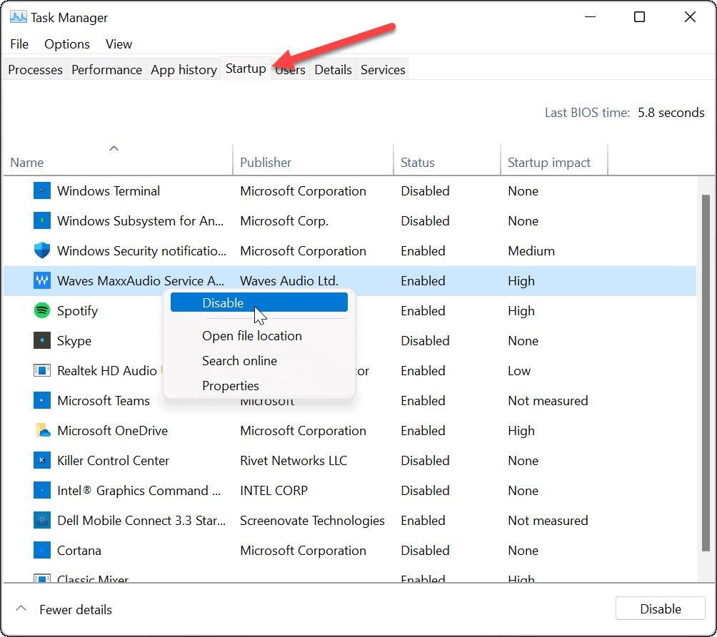 Jak wyczyścić rozruch systemu Windows 11