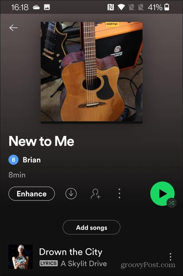 Cara Menukar Gambar Senarai Main Spotify