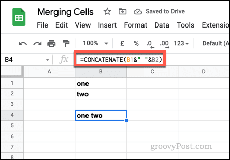 Cum să îmbinați și să dezbinați celulele în Foi de calcul Google