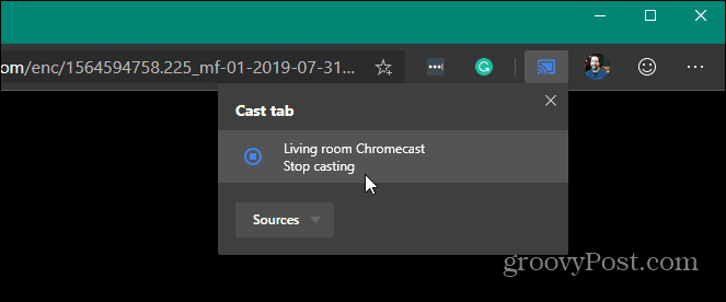 Cum să proiectați conținut media de la Microsoft Edge pe Google Chromecast