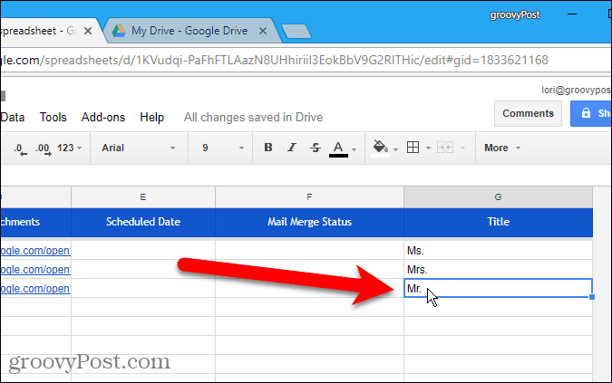 Gmail için Adres Mektup Birleştirme Kullanarak Kişiselleştirilmiş Toplu E-postalar Nasıl Oluşturulur