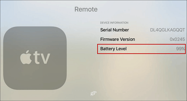 Apple TV Siri Remote のバッテリー残量を確認して充電する方法