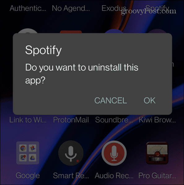 Hoe Spotify op een Android-vergrendelingsscherm te krijgen