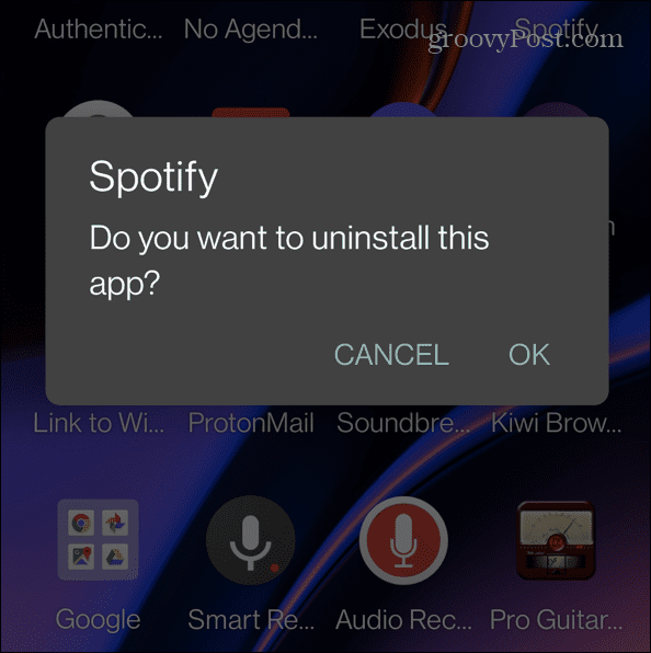 Как получить Spotify на экране блокировки Android