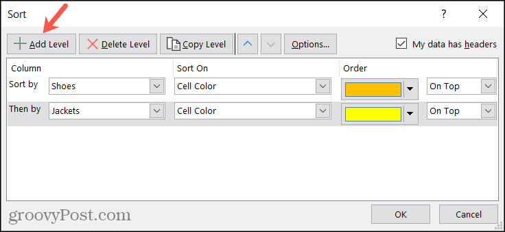 如何在 Microsoft Excel 中使用自定義排序功能