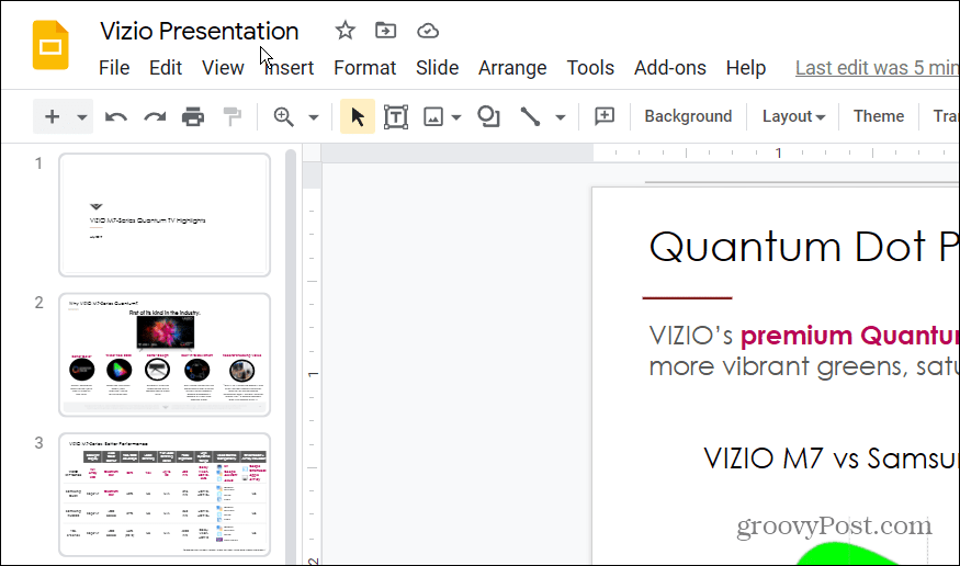 Como converter um PowerPoint para o Google Slides