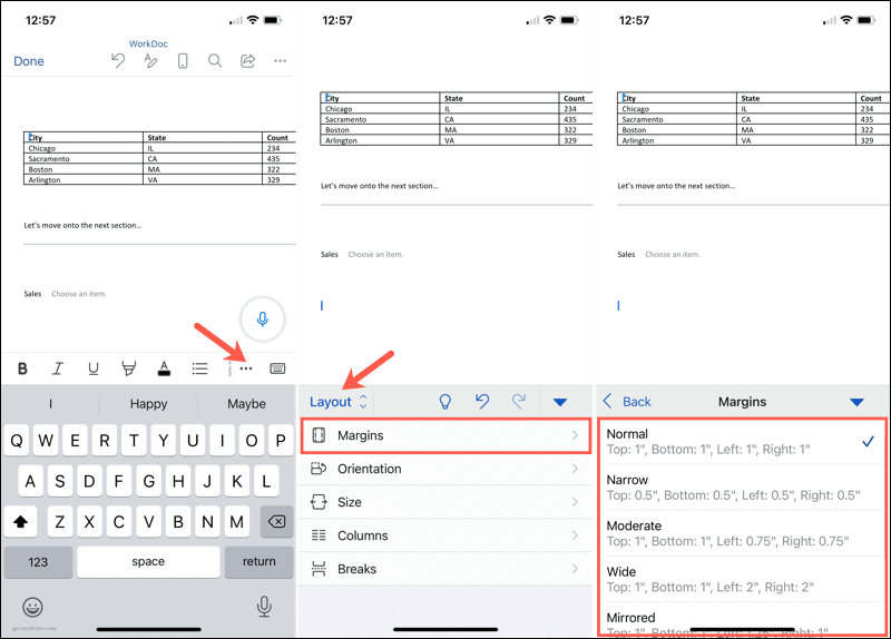 Cách thay đổi lề trong Microsoft Word