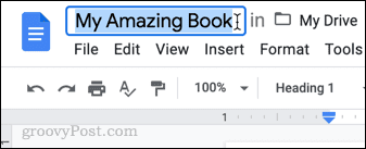 Comment créer un livre dans Google Docs